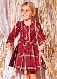 abel & lula Mädchen Kinder Kleid Weihnachten kariert rot lifestyle