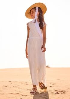 Mayoral festlicher Teens Mädchen Jumpsuit Kommunion Plissee