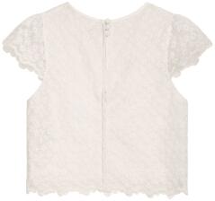 Danamade Teens M&auml;dchen Bluse festlich Stickerei ecru