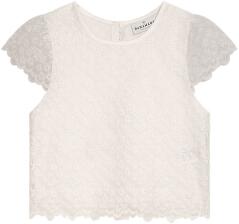 Danamade Teens M&auml;dchen Bluse festlich Stickerei ecru