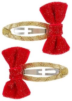 Souza Haar-Clip Michela Schleife rot