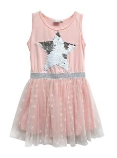 Kinder Kleid Sommerkleid Stern aprikot