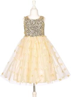 Souza Mädchen Partykleid Kleid festlich Angelique gold