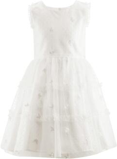 Happy Girls festliches Mädchen Kleid Kommunion Schmetterling ecru