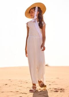 Mayoral festlicher Teens Mädchen Jumpsuit Kommunion Plissee