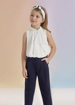 abel & lula Mädchen Hose festlich blau