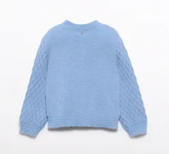 abel &amp; lula M&auml;dchen Pullover Fell hellblau