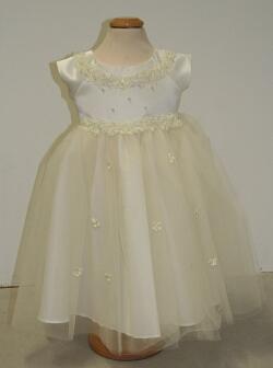 Kid Collection festliches Babykleid Taufkleid Katherina creme
