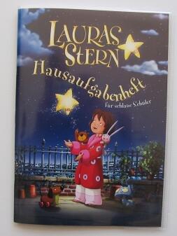 Hausaufgabenheft Lauras Stern DIN A5
