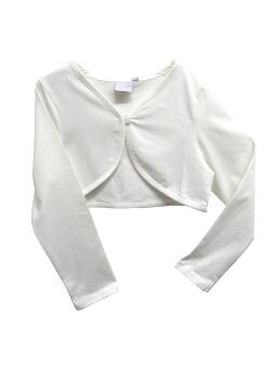 Topo Kinder Bolero Baumwolle ivory