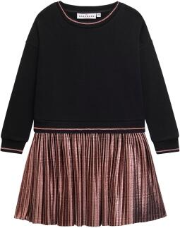 DANAMADE Teens Mädchen Kleid Ronya schwarz rosegold