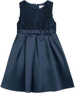 DANAMADE Mädchen Kinder Kleid festlich Halide blau