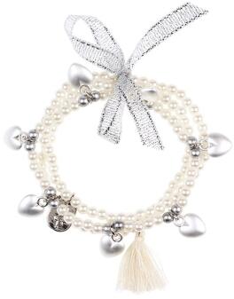 Souza Kinder-Armband Perlen und Herzen Elyane