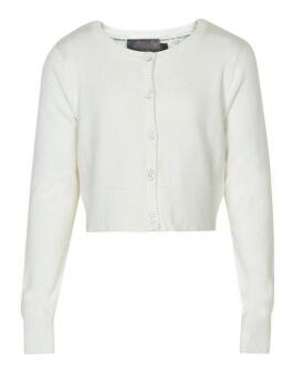 Creamie Kinder Mädchen Strickjacke Cardigan Aliz ecru
