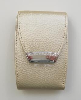 ONLINE Geldbörse Leder klein champagner