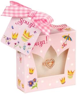 Souza Kinderring Glamour Herz oder Schmetterling