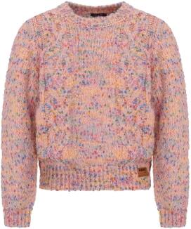 Nono Mädchen Teens Zopf Pullover Kem Boucle melange rosa