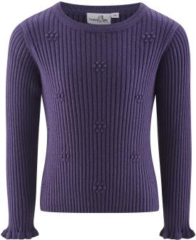 Happy Girls Kinder Mädchen Pullover dark violet