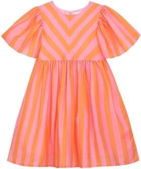 DANAMADE Mädchen Kleid Sommerkleid Lilou orange pink