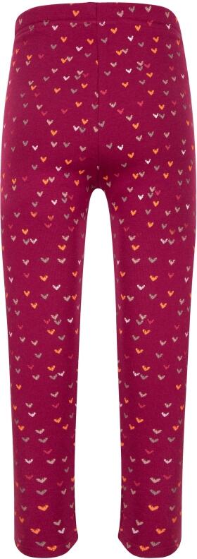 Happy Girls Thermo-Leggings für Kinder Herzen berry