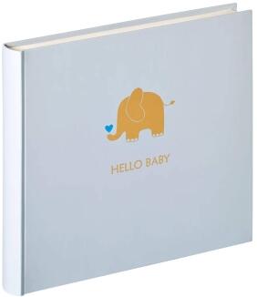 walther Babyalbum Fotoalbum Hallo Baby blau