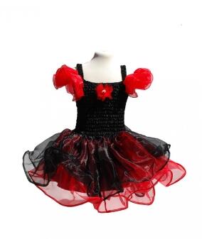MINISA Mädchenkleid Festkleid Donna rot