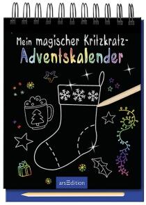 ARS EDITION Mein magischer Kritzkratz Adventskalender