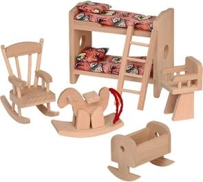 Beluga Puppenhausmöbel Kinderzimmer Holz
