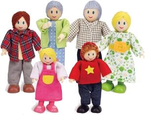 Hape Puppen-Familie für das Puppenhaus