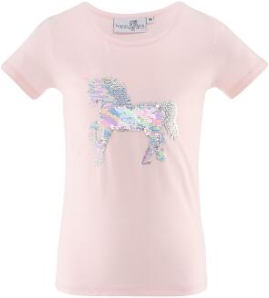 Happy Girls Mädchen Shirt Einhorn Pailletten rosa