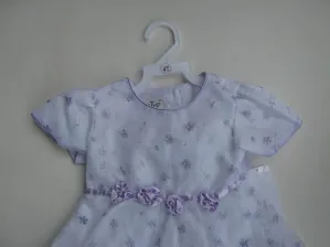 TipTop festliches Babykleid M&auml;dchen Kleid Lilly wei&szlig;-lila
