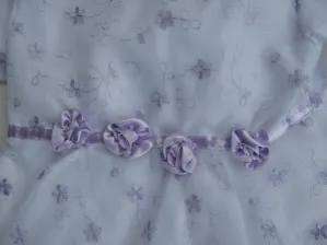 TipTop festliches Babykleid M&auml;dchen Kleid Lilly wei&szlig;-lila