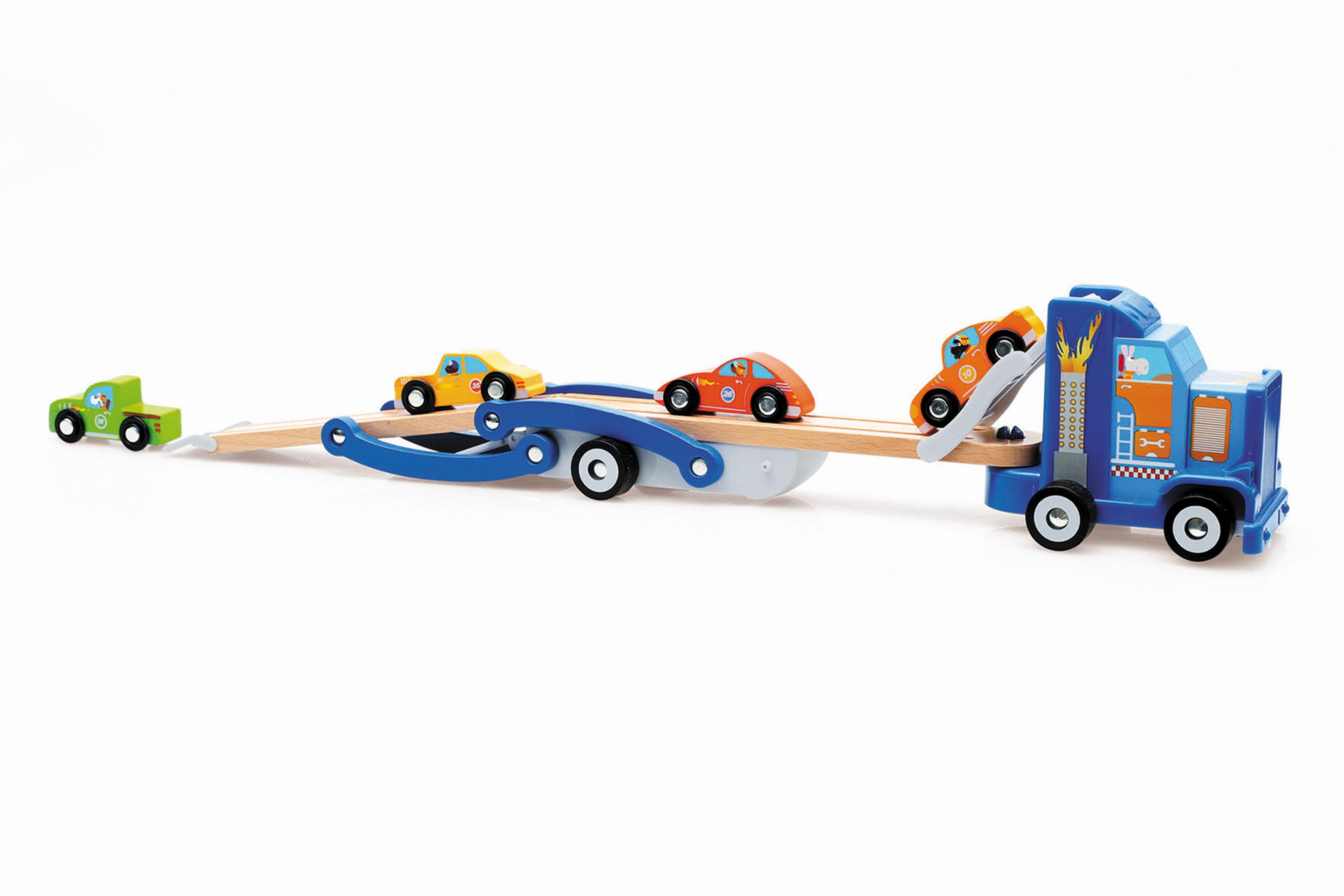kinderkram spielzeug Scratch Spielzeug-Auto Autotransporter - www.kinderkram-direkt.de