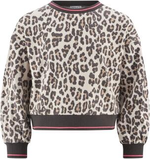 Happy Girls Teens Mädchen Sweatshirt Leo beige