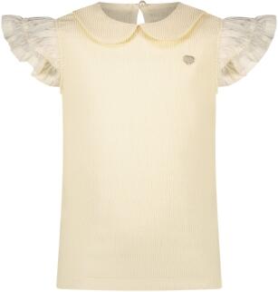 Le Chic Mädchen T-Shirt Nicola festlich ecru