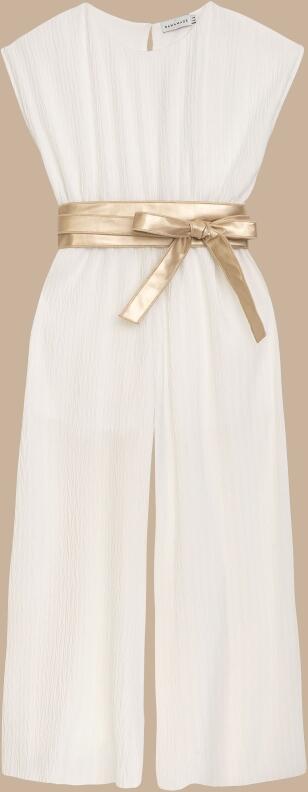 Danamade festlicher Mädchen Jumpsuit Kommunion Moana ecru