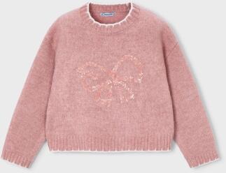 mayoral Mädchen Pullover mit Pailletten altrosa