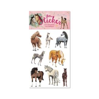 Glitter Sticker Pferde