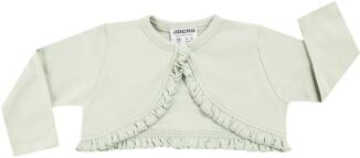 Jacky Mädchen Baby Bolero mit Rüschen grün