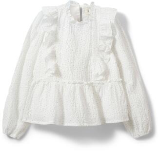 SOFIE_SCHNOOR_Teens_Maedchen_Bluse_mit_Rueschen_ecru