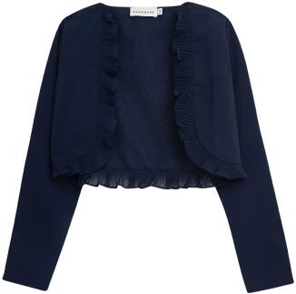 DANAMADE Teens Mädchen Bolero festlich Kiraz blau