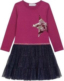 DANAMADE Mädchen Kinder Kleid Rikke berry