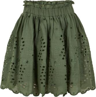 Creamie Kinder Rock Lochstickerei grün