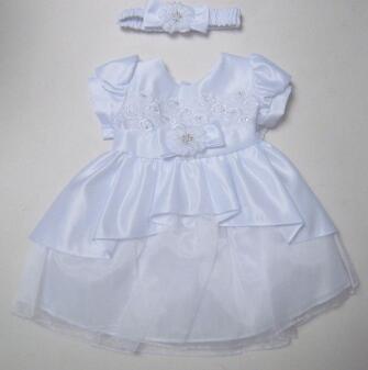 Kid Collection Taufkleid festliches Babykleid Doreen weiß