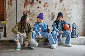 L&auml;ssig Edelstahl Trinkflasche BOLD schwarz