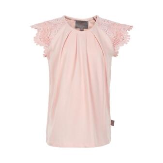 Creamie Kinder Mädchen T-Shirt Crissy Spitze rosa