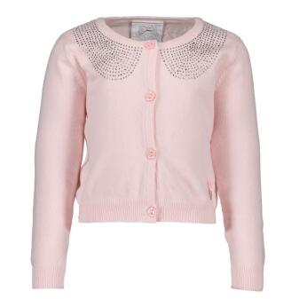 Le Chic Baby Jacke festlich mit Strasskragen rosa