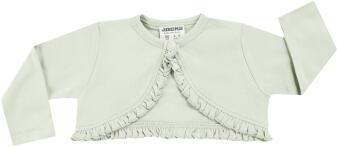 Jacky Mädchen Baby Bolero mit Rüschen grün