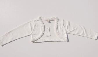 KINDERIT Kinder Mädchen Bolero Strick mit Rosen
