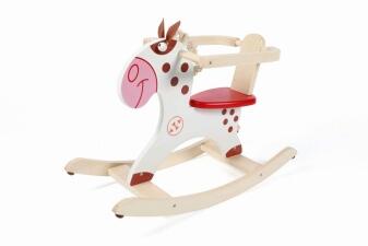 Scratch Holz Schaukelpferd Indian Pony